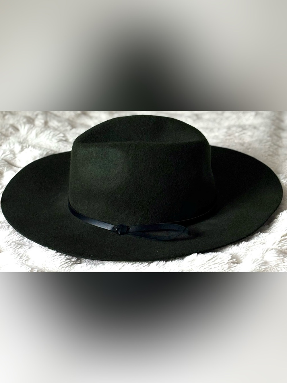 Old Navy 100% Wool Wide-Brim Fedora Hat Green Size L-XL